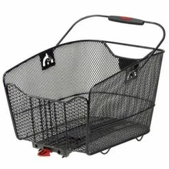 KLICKFIX Gepäckträgerkorb Citymax Für RT - Schwarz - Praktischer Fahrradkorb für den Alltag