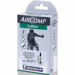 Michelin Latexschlauch AirComp A1 (28 Zoll) - Hochwertiger Fahrradschlauch für optimale Leistung