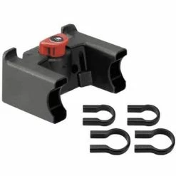 KLICKFIX Lenkeradapter Mit Schloss Farbe Schwarz - Fahrradtaschen Zubehör