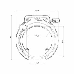 AXA Block XXL Rahmenschloss – Hochsicheres Fahrradschloss für maximale Sicherheit 9 AXA Block XXL Rahmenschloss – Hochsicheres Fahrradschloss für maximale Sicherheit -E-Bikes Verkaufsgeschäft axa block xxl rahmenschloss 2022 67804 e