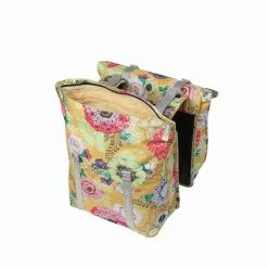 BASIL Bloom Field Fahrrad-Doppeltasche - Stylische & Praktische Packtasche für Radfahrer -E-Bikes Verkaufsgeschäft basil bloom field fahrrad doppeltasche gelb 2022 311737 c