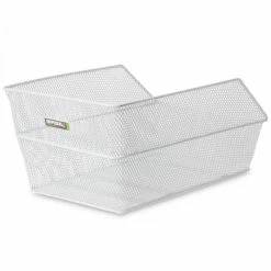 BASIL Cento Gepäckträgerkorb Weiß - Hochwertiger Fahrradkorb