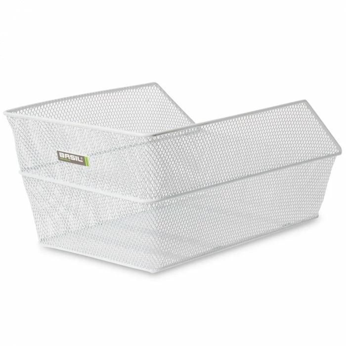 BASIL Cento Gepäckträgerkorb Weiß - Hochwertiger Fahrradkorb 1 BASIL Cento Gepäckträgerkorb Weiß - Hochwertiger Fahrradkorb