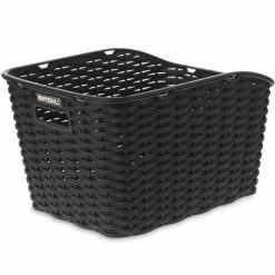 BASIL WP Weave Basket Fahrradkorb – Stilvoller und robuster Fahrradkorb aus wasserabweisendem Material