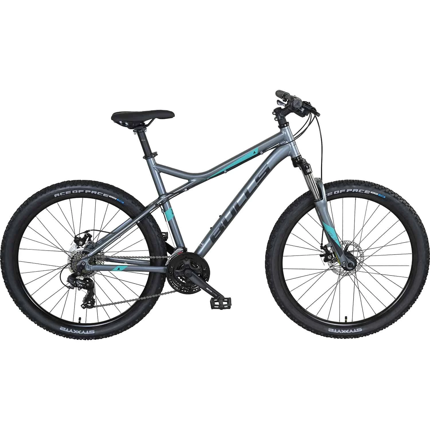 Bulls Feli Damen Mountainbike 27,5" Anthrazit-türkis | Hardtail 27.5" | Premium Mountainbike für Damen 1 Bulls Feli Damen Mountainbike 27,5" Anthrazit-türkis | Hardtail 27.5" | Premium Mountainbike für Damen