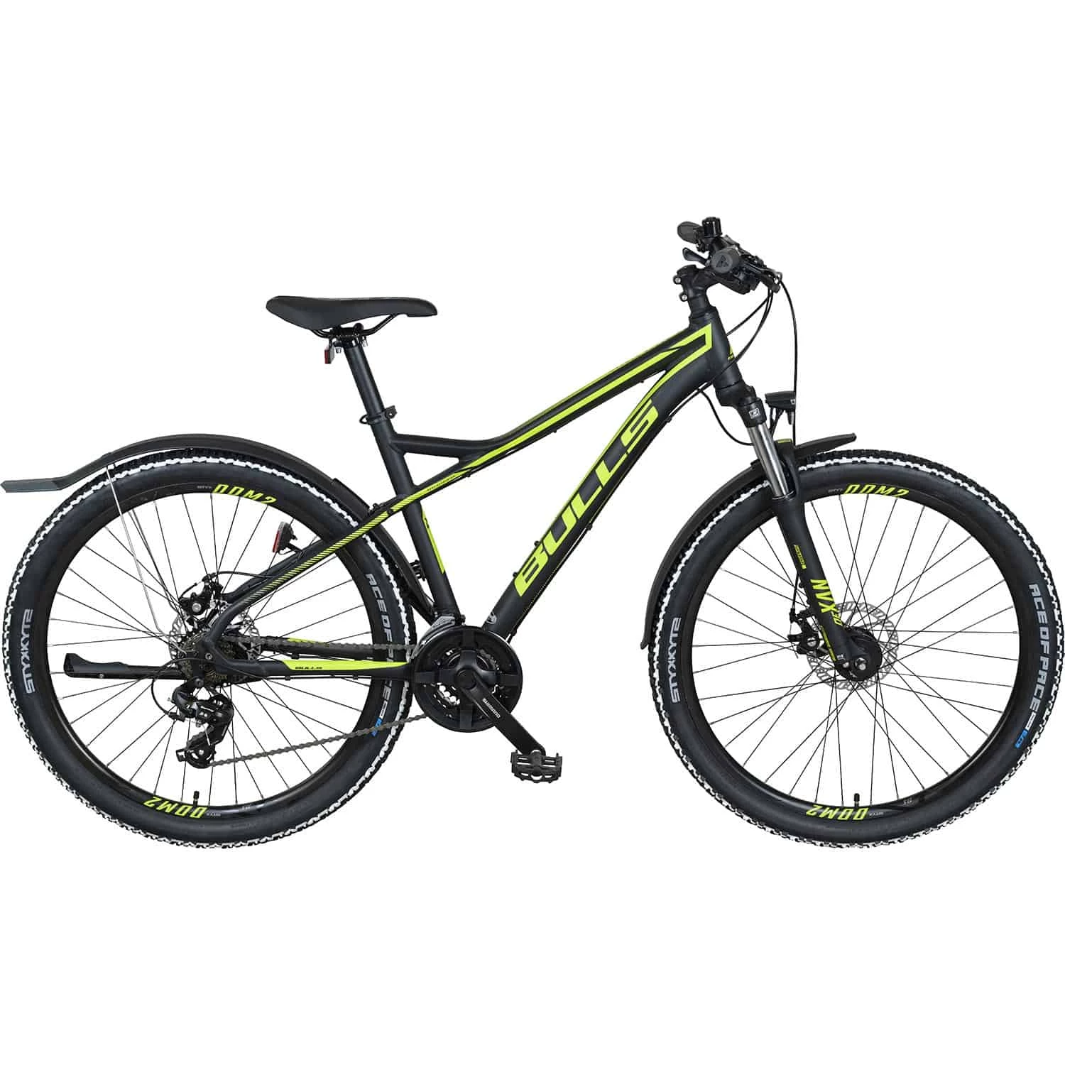 Bulls Racer Street Mountainbike Hardtail 27,5" - Schwarz-lime | Leichtes & robustes MTB 1 Bulls Racer Street Mountainbike Hardtail 27,5" - Schwarz-lime | Leichtes & robustes MTB