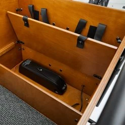 Popal Cangoo Noon E-Cargobike – Elektrisches Lastenrad für Stadt und Familie -E-Bikes Verkaufsgeschäft cangoo noon 125008 transportrad schwarz holz 3