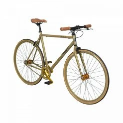 Chrisson Singlespeed Fahrrad - Leichtes Rennrad für Stadt und Straße -E-Bikes Verkaufsgeschäft chrisson 28 fixie gold 92345 20222
