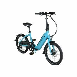 Dynamics Alpha E-Faltrad 20" - Leistungsstarkes Elektrofaltrad für Stadt und Freizeit -E-Bikes Verkaufsgeschäft edynamics 20 alpha blau mint 96465 20231