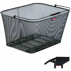 KLICKFIX City Korb Cargo Gepäckträgerkorb - Praktischer Fahrradkorb für den Alltag