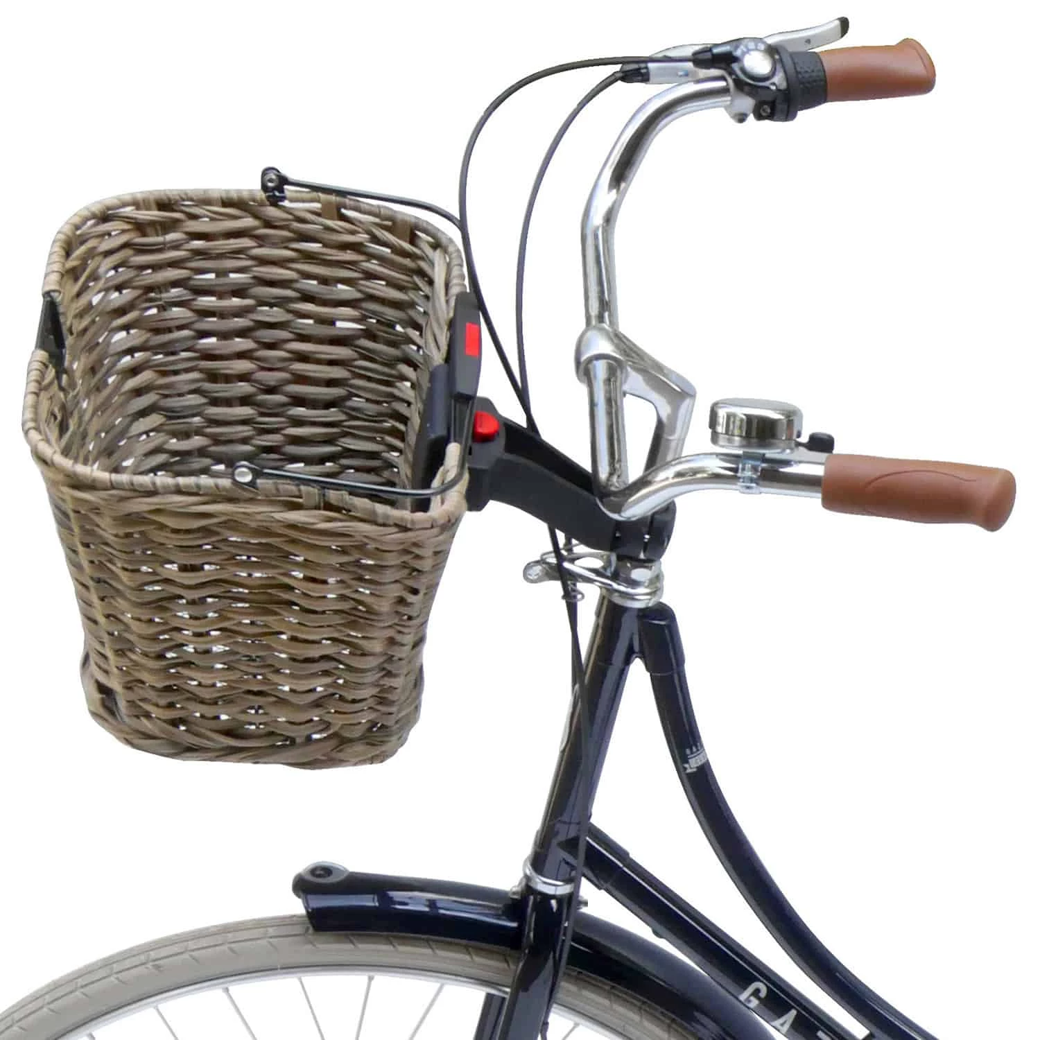 KLICKFIX Structura Retro Lenkerkorb - Stilvoller Fahrradkorb für Lenker - Klassisches Design 2 KLICKFIX Structura Retro Lenkerkorb - Stilvoller Fahrradkorb für Lenker - Klassisches Design – Bild 2