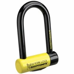 Kryptonite New York Fahgettaboudit Mini Bügelschloss – Hochsicherheitsschloss für Fahrräder
