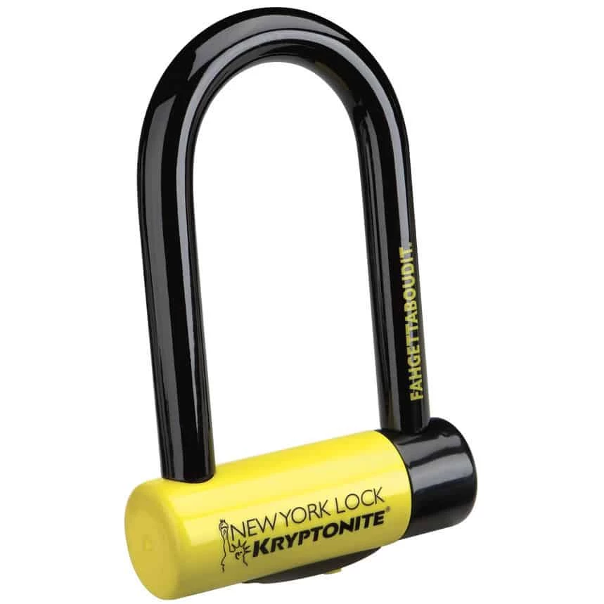 Kryptonite New York Fahgettaboudit Mini Bügelschloss – Hochsicherheitsschloss für Fahrräder 1 Kryptonite New York Fahgettaboudit Mini Bügelschloss – Hochsicherheitsschloss für Fahrräder