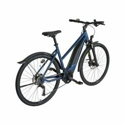 KTM Macina Cross Street E-Bike Trekkingrad 28" – Hochwertiges E-Trekkingrad für Stadt und Natur -E-Bikes Verkaufsgeschäft ktm 22 macinacrossstreet trapez blau 2022