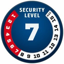 Abus Schloss Centuro 860/110 - Hochsicherheits-Panzerkabelschloss für Fahrräder -E-Bikes Verkaufsgeschäft level71