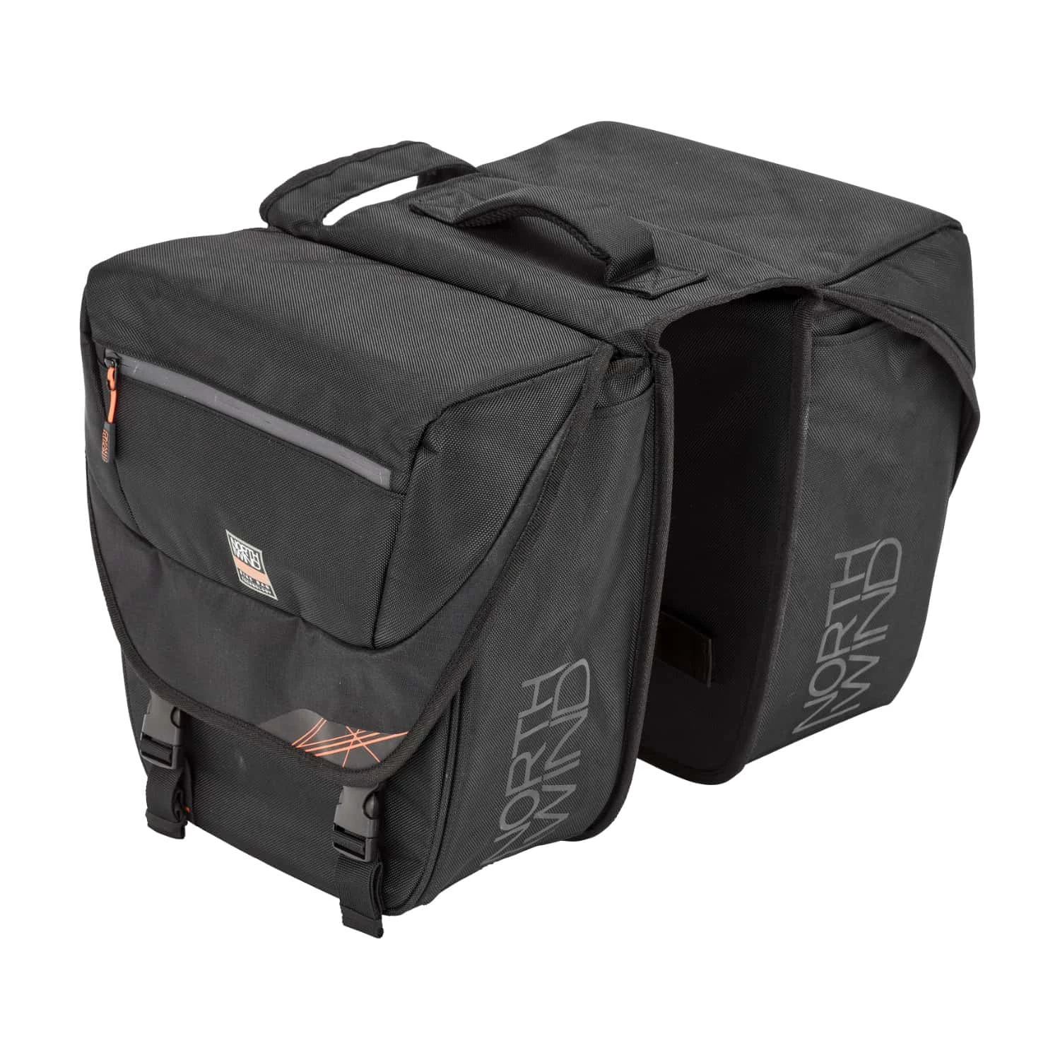 NORTHWIND Pannier Classic Doppeltasche - Robust & Wasserdicht - Fahrradtasche für Gepäckträger 1 NORTHWIND Pannier Classic Doppeltasche - Robust & Wasserdicht - Fahrradtasche für Gepäckträger