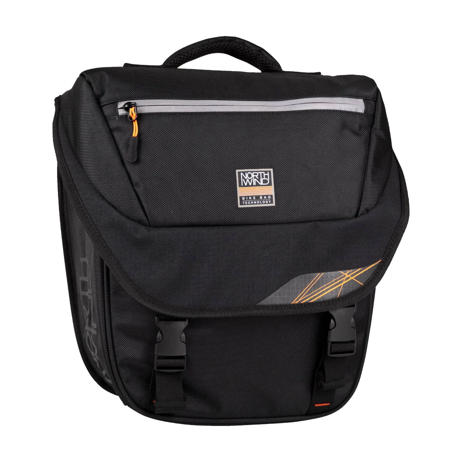 NORTHWIND Pannier Classic Doppeltasche - Robust & Wasserdicht - Fahrradtasche für Gepäckträger 2 NORTHWIND Pannier Classic Doppeltasche - Robust & Wasserdicht - Fahrradtasche für Gepäckträger – Bild 2