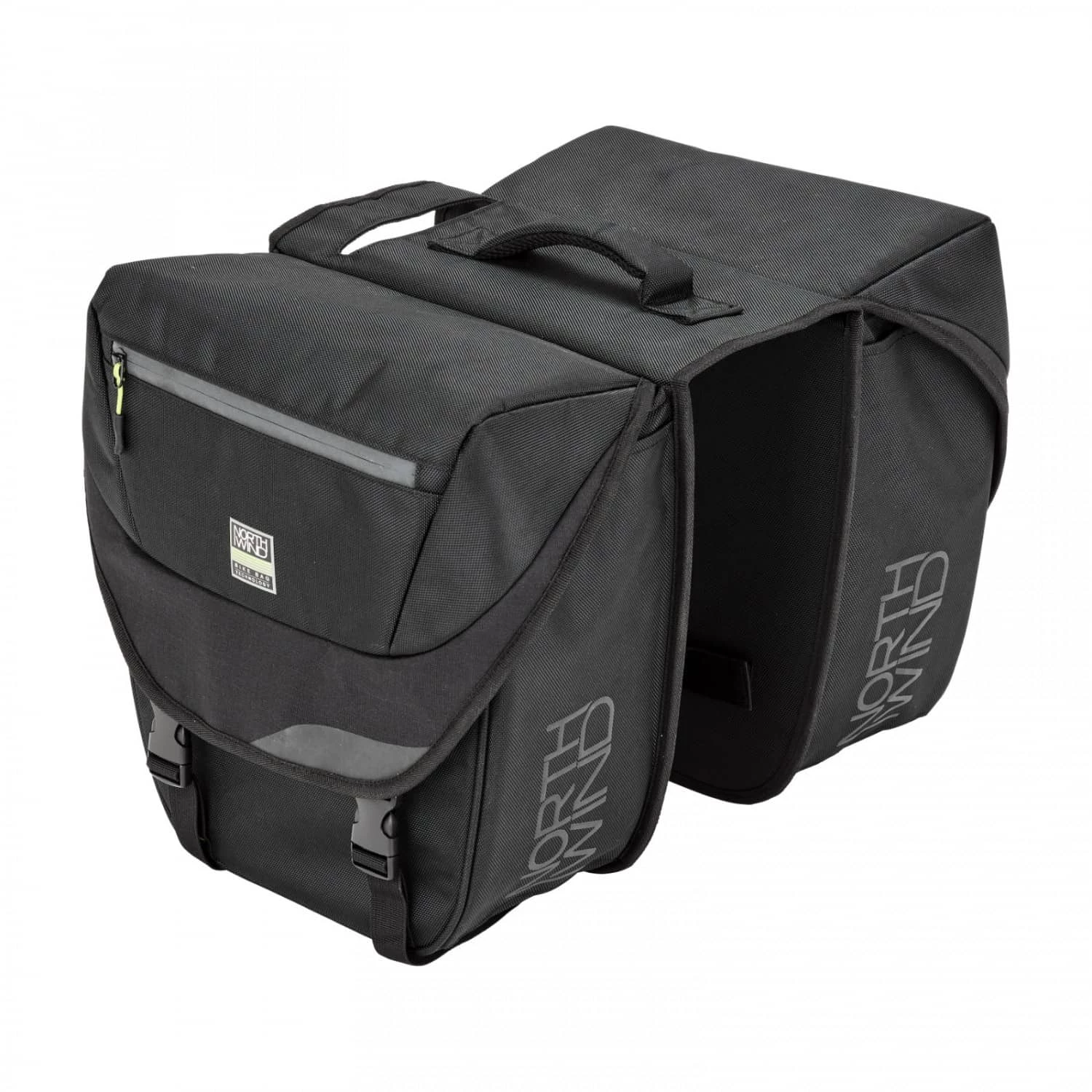 NORTHWIND Pannier Classic Doppeltasche - Robust & Wasserdicht - Fahrradtasche für Gepäckträger 5 NORTHWIND Pannier Classic Doppeltasche - Robust & Wasserdicht - Fahrradtasche für Gepäckträger – Bild 5