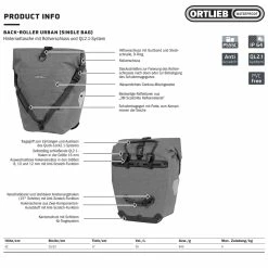 Ortlieb Back-Roller Urban Line QL2.1 Fahrrad-Packtasche (Einzeltasche) – Wasserdicht, Robust & Praktisch 12 Ortlieb Back-Roller Urban Line QL2.1 Fahrrad-Packtasche (Einzeltasche) – Wasserdicht, Robust & Praktisch -E-Bikes Verkaufsgeschäft ortlieb back roller urban line ql21 fahrrad packtasche 2022 p 243547 1