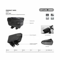 Ortlieb Fuel-Pack Oberrohrtasche - Robuste & Wasserdichte Rahmentasche für Fahrräder 13 Ortlieb Fuel-Pack Oberrohrtasche - Robuste & Wasserdichte Rahmentasche für Fahrräder -E-Bikes Verkaufsgeschäft ortlieb fuel pack rahmentasche 2023 313448 g