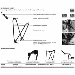 Ortlieb Quick Rack Light Gepäckträger (26"-28") - Leichter Fahrradgepäckträger für Fahrradtaschen & Körbe 13 Ortlieb Quick Rack Light Gepäckträger (26"-28") - Leichter Fahrradgepäckträger für Fahrradtaschen & Körbe -E-Bikes Verkaufsgeschäft ortlieb quick rack light gepaecktraeger 2022 311037 g