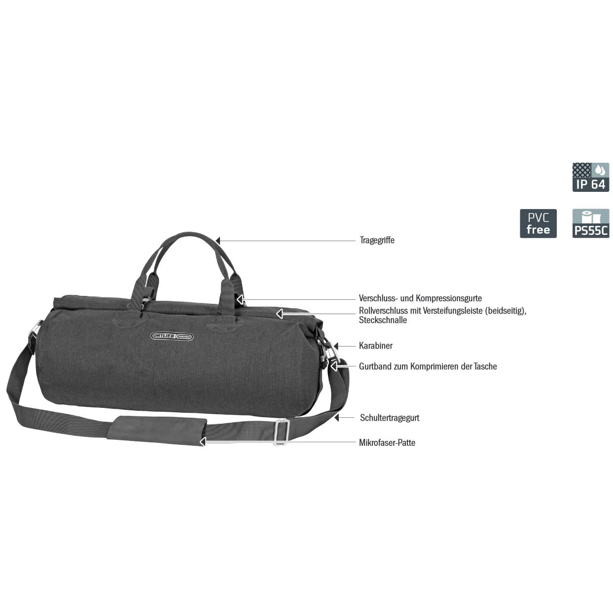 Ortlieb Rack-Pack Urban Sporttasche - Robust, wasserdicht & praktisch 3 Ortlieb Rack-Pack Urban Sporttasche - Robust, wasserdicht & praktisch – Bild 3