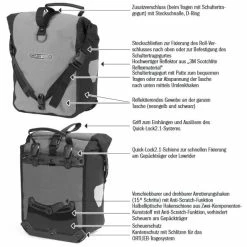 Ortlieb Sport-Roller High Visibility Fahrrad-Packtaschen (Paar) – Wasserdicht, Reflektierend, Robust -E-Bikes Verkaufsgeschäft ortlieb sport roller high visibility fahrrad packtasche 2021 p 240409