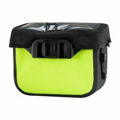Ortlieb Ultimate Six High Visibility Lenkertasche (6,5 L) - Wasserdichte Fahrradtasche für sicheren Transport -E-Bikes Verkaufsgeschäft ortlieb ultimate six high visibility 6 5 l lenkertasche neongelb schwarz 2023 313470 b