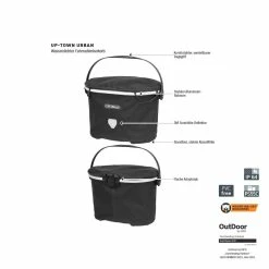 Ortlieb Up-Town Urban Lenkerkorb - Hochwertige Lenkertasche für Fahrräder -E-Bikes Verkaufsgeschäft ortlieb up town urban lenkerkorb 2021 p 305493 1