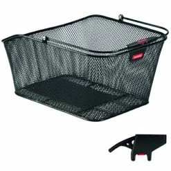 KLICKFIX City Korb 2 Gepäckträgerkorb - Robuster Fahrradkorb für den Alltag