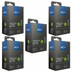 Schwalbe AV 13 Fahrradschlauch (26") 5er-Set – Hochwertige Fahrradschläuche für optimale Leistung