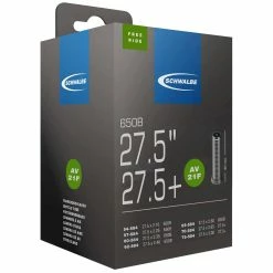 Schwalbe AV 21F Freeride Fahrradschlauch (27,5"+) - Hochwertiger MTB Schlauch für Freeride und Downhill