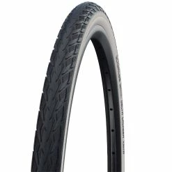 Schwalbe Delta Cruiser Trekking-Reifen Whitewall (28") - Hochwertiger City & Trekking Reifen