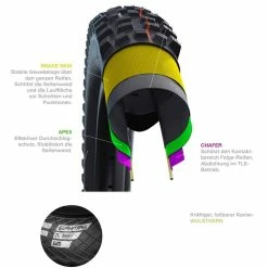 Schwalbe Magic Mary Evo Super Trail Mountainbike-Reifen (26") - Hochwertiger MTB-Reifen für anspruchsvolle Trails -E-Bikes Verkaufsgeschäft schwalbe magic mary evo super trail mtb reifen 26 zoll 2021 306839 d