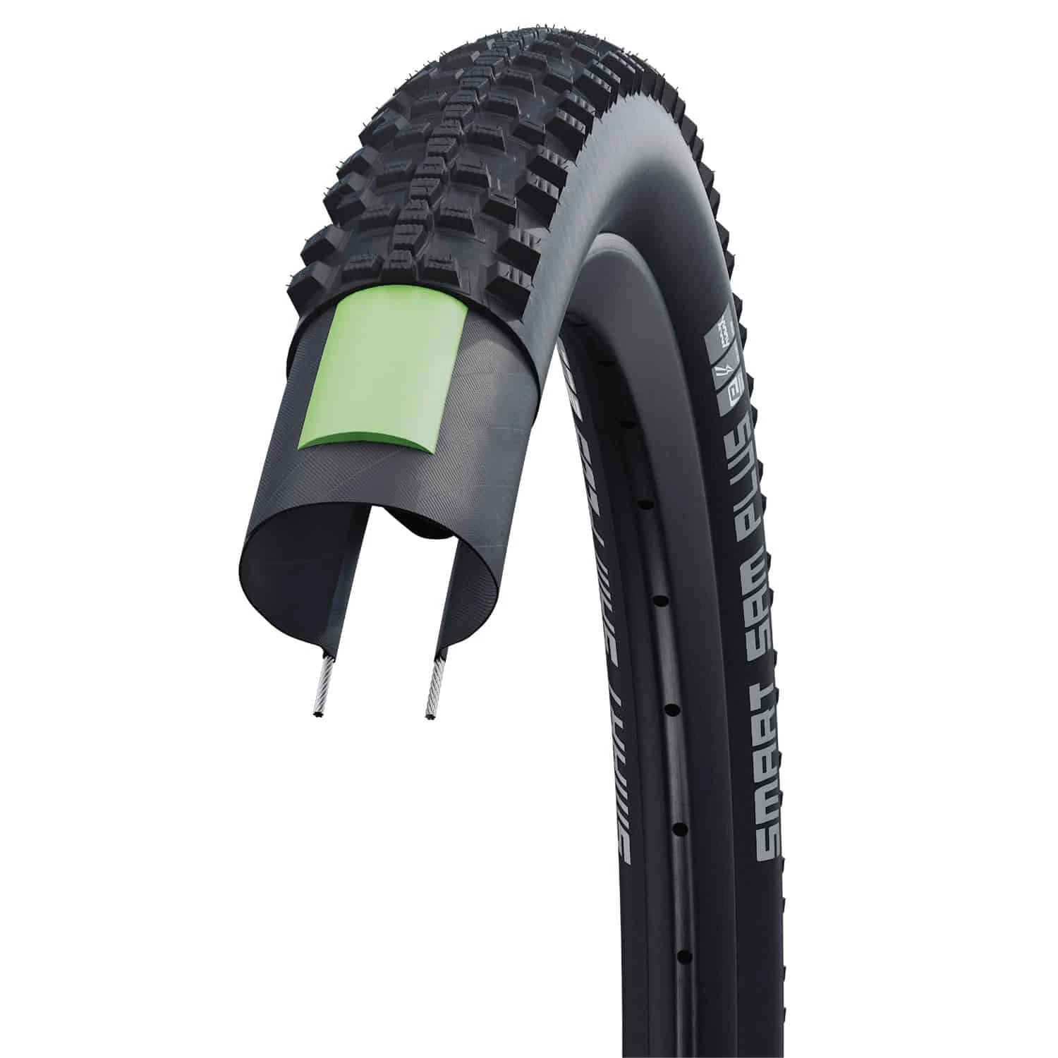 Schwalbe Smart Sam Plus Double Defense MTB-Reifen (29") - Hochwertiger Mountainbike-Reifen für Geländefahrten 3 Schwalbe Smart Sam Plus Double Defense MTB-Reifen (29") - Hochwertiger Mountainbike-Reifen für Geländefahrten – Bild 3