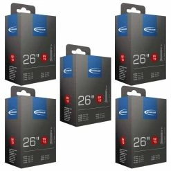 Schwalbe SV 13 Fahrradschlauch (26") 5er-Set - Hochwertige Fahrradschläuche für optimale Leistung