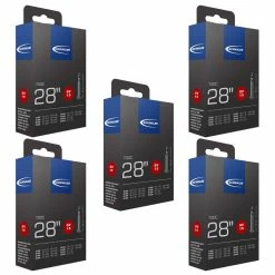 Schwalbe SV 15 Fahrradschlauch (28") 5er-Set – Hochwertige Fahrradschläuche für 28-Zoll-Räder