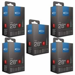Schwalbe SV 17 Fahrradschlauch (28") 5er-Set - Hochwertige Fahrradschläuche für optimale Performance