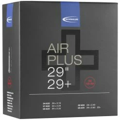 Schwalbe Air Plus SV 19+AP Fahrradschlauch (29"/29"+) | Hochwertiger Fahrradschlauch für MTB & Rennräder