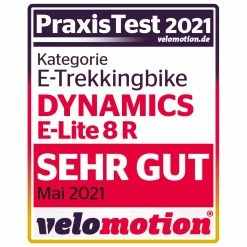Dynamics E-Lite 8R E-Bike Trekking 28" – Leichtes Elektrofahrrad für die Stadt -E-Bikes Verkaufsgeschäft siegel dynamics e lite 8r mai 2021