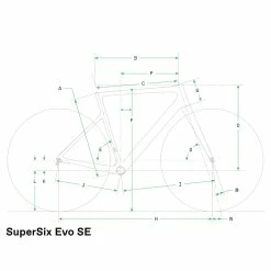 Cannondale SuperSix Evo SE Gravelbike - Hochwertiges Rennrad für Offroad-Abenteuer -E-Bikes Verkaufsgeschäft supersix evo se geo2 1