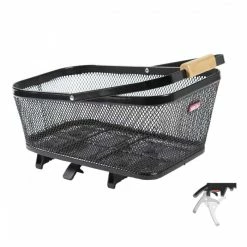 Unix Bertolo TopKlip Gepäckträgerkorb - Hochwertiger Fahrradkorb für sicheren Transport