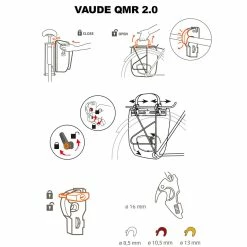 VAUDE Aqua Back Color Single Fahrrad-Gepäcktasche - Wasserdichte Packtasche für Fahrräder -E-Bikes Verkaufsgeschäft vaude aqua back color single fahrradtasche orange 2021 307460 c