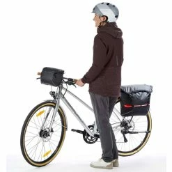 VAUDE CityMe Bike Fahrrad-Gepäcktasche – Praktische Packtasche für den Alltag -E-Bikes Verkaufsgeschäft vaude cityme bike fahrrad gepaektasche schwarz 2021 306713 e