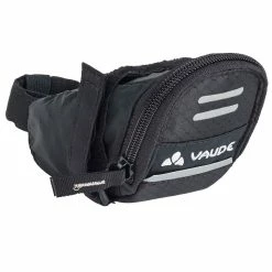VAUDE Satteltasche Race Light M Schwarz - Leichte Fahrradtasche für tägliche Touren