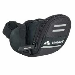 VAUDE Satteltasche Race Light S, Schwarz - Leichte Fahrradtasche für den Alltag