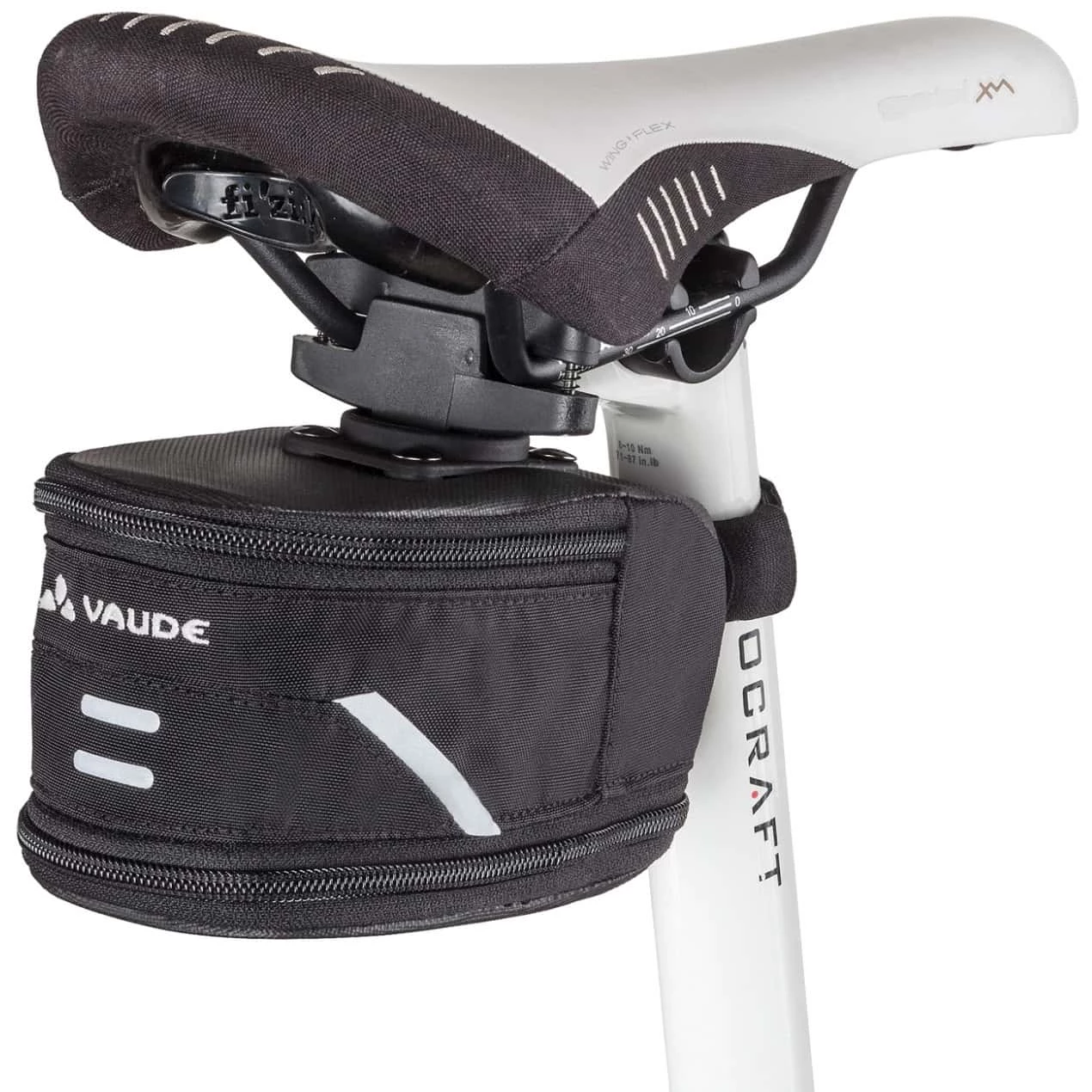 VAUDE Satteltasche Tool M Schwarz - Fahrradtasche für Gepäckträger 2 VAUDE Satteltasche Tool M Schwarz - Fahrradtasche für Gepäckträger – Bild 2